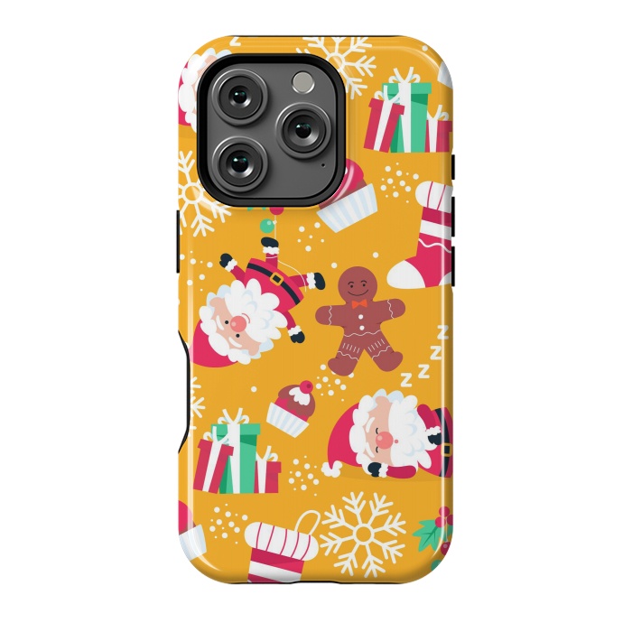 iPhone 16 Pro StrongFit Cute Pattern for Christmas  by ArtsCase