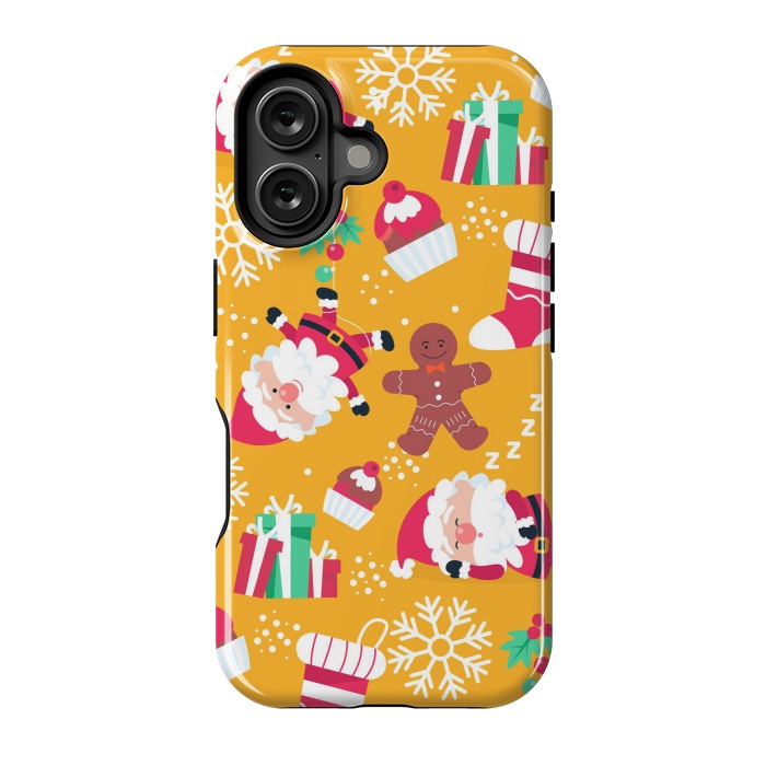 iPhone 16 StrongFit Cute Pattern for Christmas  by ArtsCase