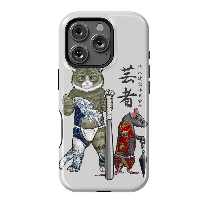 iPhone 16 Pro StrongFit Mouse and Cat yakuza by Alberto