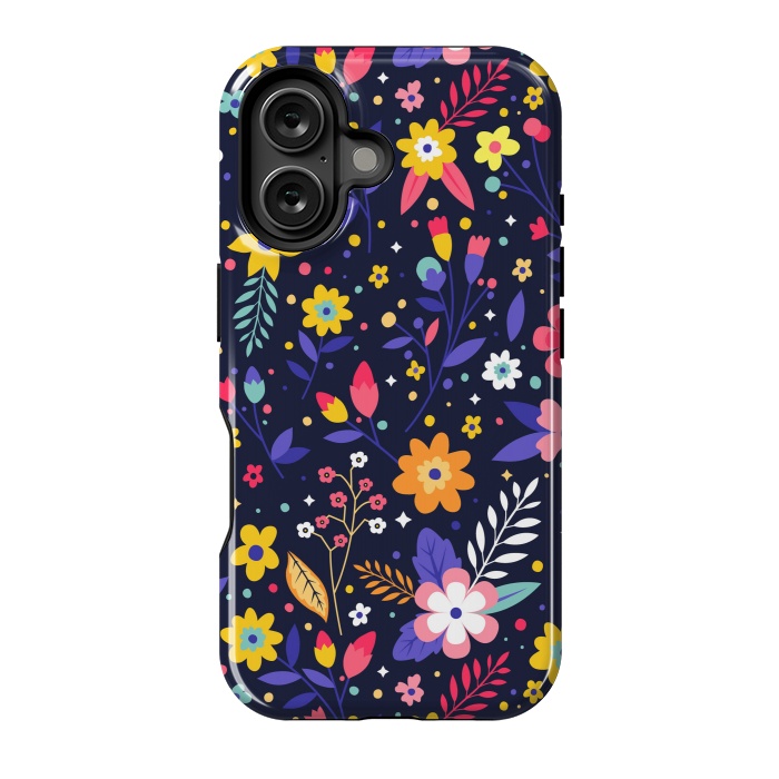 iPhone 16 StrongFit Beautifull Flowers with Vibrant Colors by ArtsCase