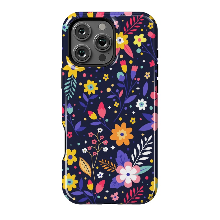 iPhone 16 Pro Max StrongFit Beautifull Flowers with Vibrant Colors by ArtsCase