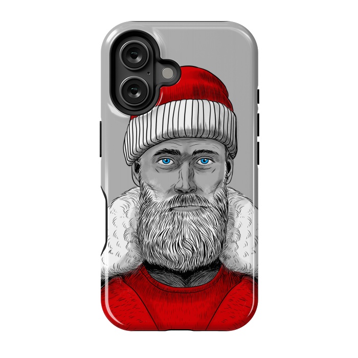 iPhone 16 StrongFit Santa Claus Hipster by Alberto