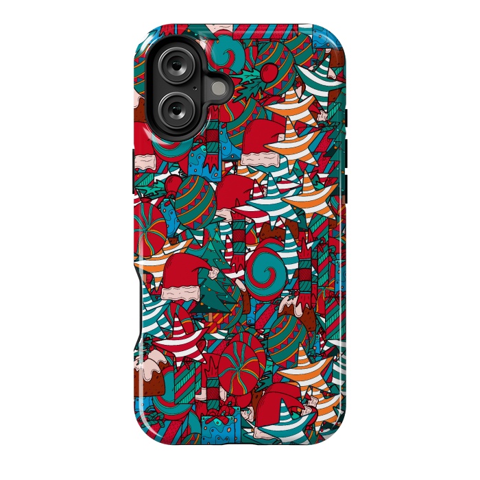 iPhone 16 Plus StrongFit A Christmas pattern by Steve Wade (Swade)