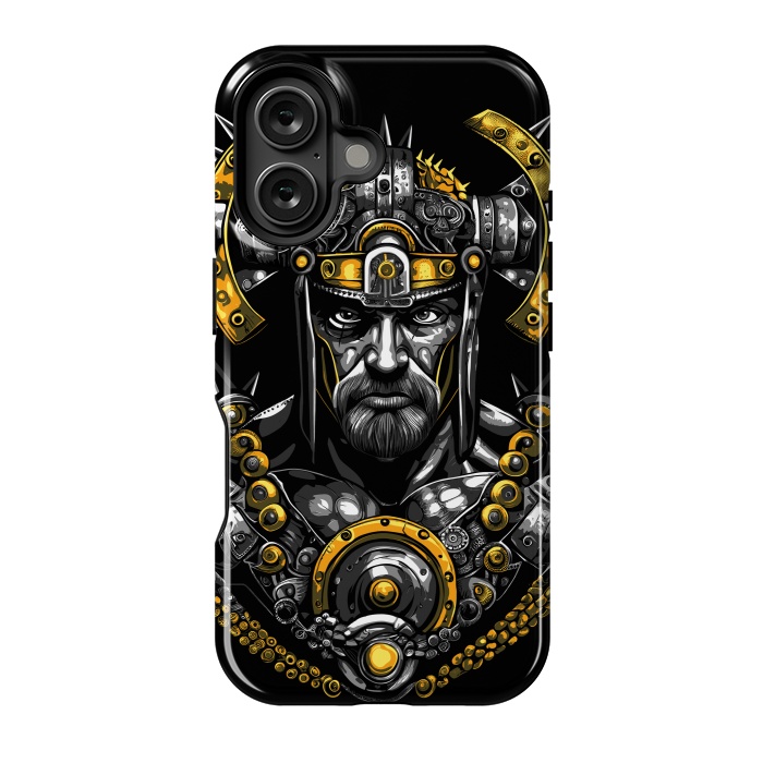 iPhone 16 StrongFit Fantasy warrior with spikes by Alberto