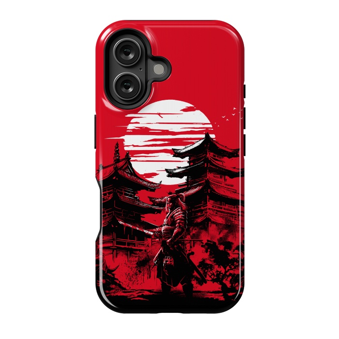 iPhone 16 StrongFit Samurai warrior in feudal Japan by Alberto