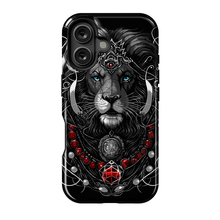 iPhone 16 StrongFit Modernist Leon full of jewels by Alberto