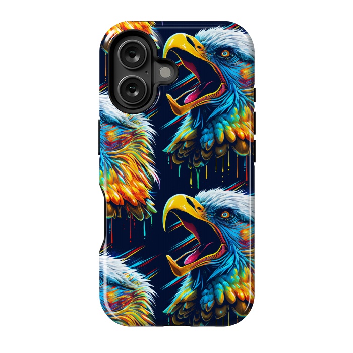 iPhone 16 StrongFit Eagle cry by Alberto