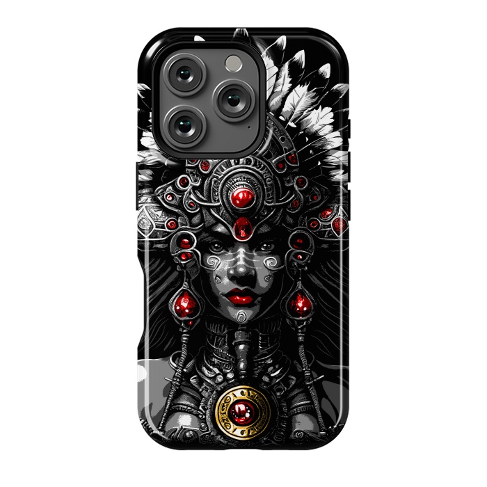 iPhone 16 Pro StrongFit Aztec Princess by Alberto