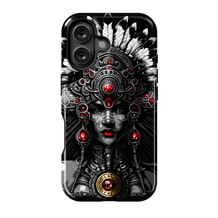 iPhone 16 StrongFit Aztec Princess by Alberto