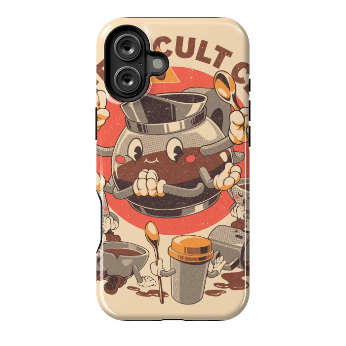 iPhone 16 Plus StrongFit Holy Coffee Club by Ilustrata