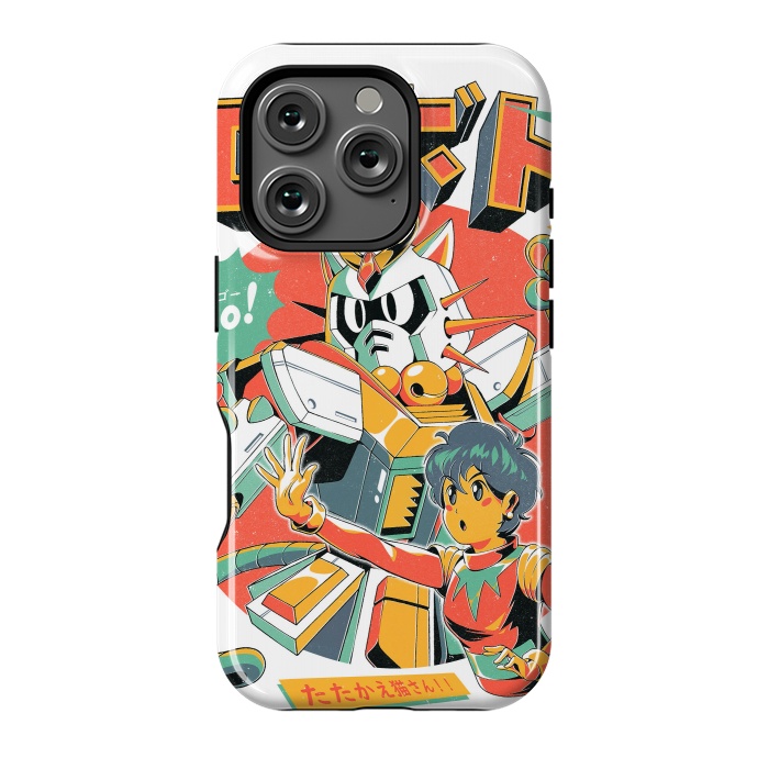 iPhone 16 Pro StrongFit Neko Roboto by Ilustrata