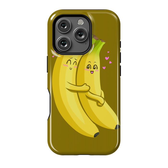 iPhone 16 Pro StrongFit Embrace of bananas by Alberto