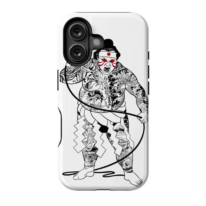 iPhone 16 StrongFit Japanese sumo singer by Alberto