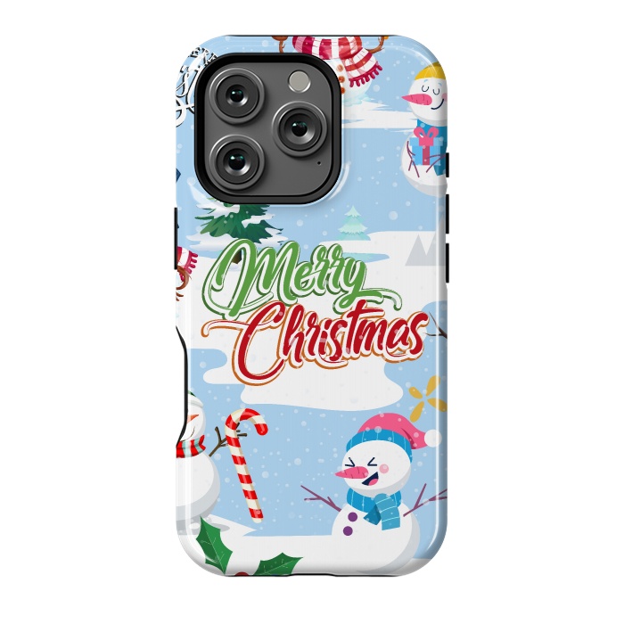 iPhone 16 Pro StrongFit Snowman 2 by Bledi