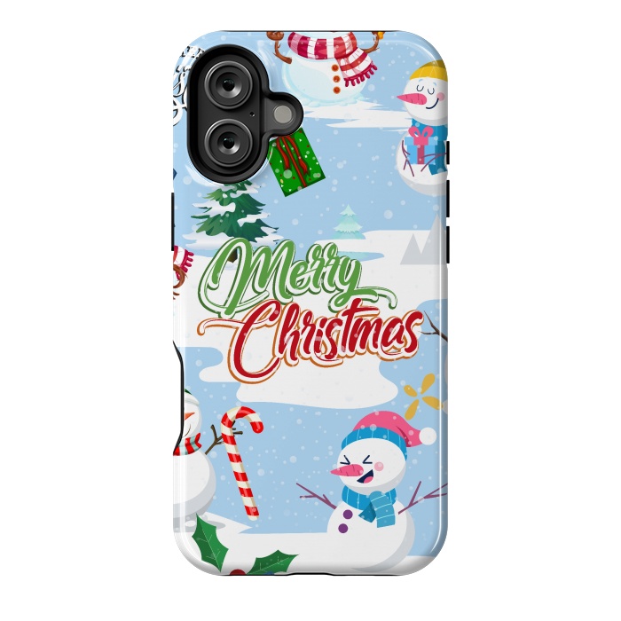 iPhone 16 Plus StrongFit Snowman 2 by Bledi