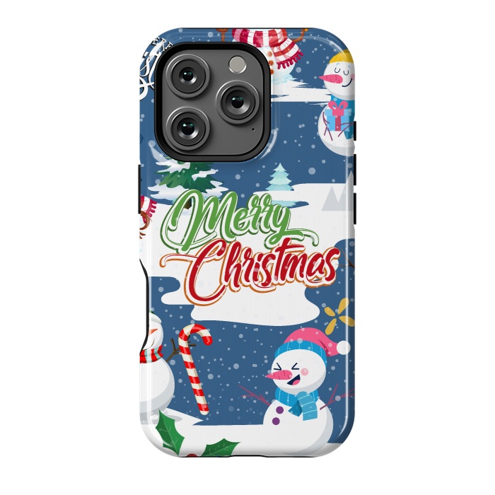 iPhone 16 Pro StrongFit Snowman 3 by Bledi