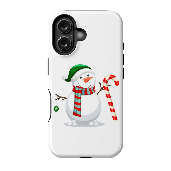 iPhone 16 StrongFit Snowman by Bledi