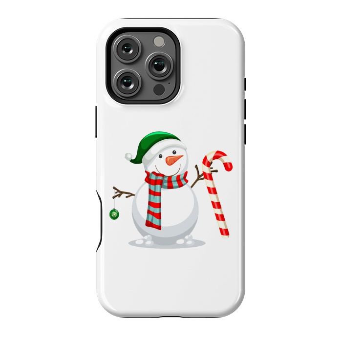 iPhone 16 Pro Max StrongFit Snowman by Bledi