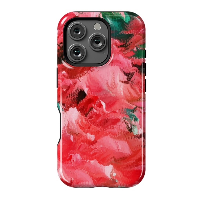 iPhone 16 Pro StrongFit The Eternal Bloom of The Spirit | Botanical Floral  by Uma Prabhakar Gokhale