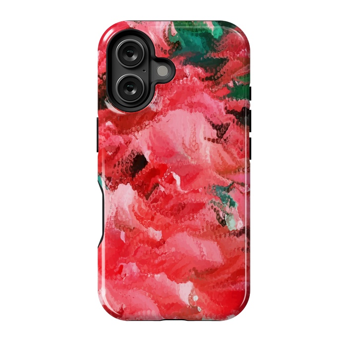 iPhone 16 StrongFit The Eternal Bloom of The Spirit | Botanical Floral  by Uma Prabhakar Gokhale