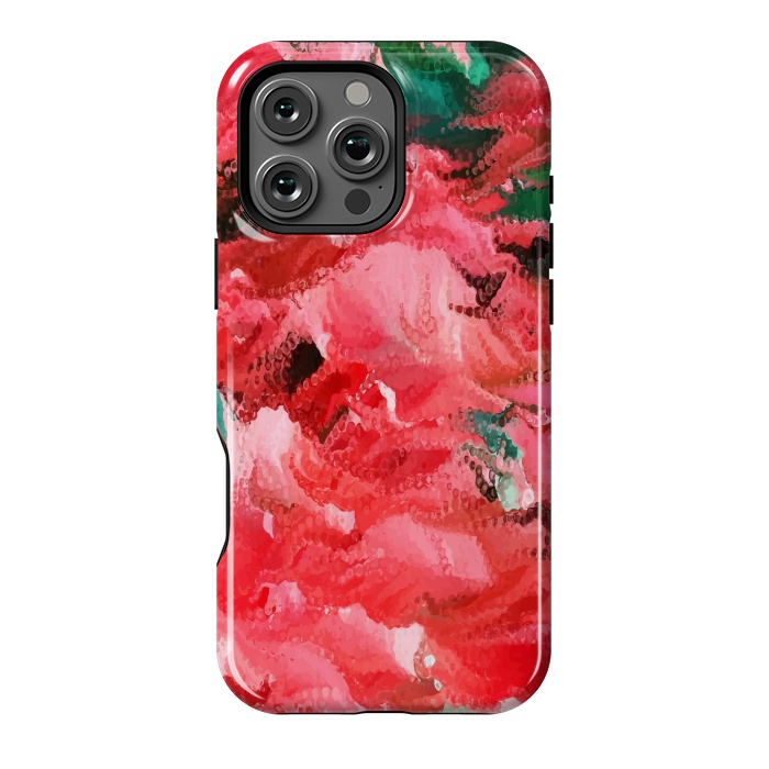 iPhone 16 Pro Max StrongFit The Eternal Bloom of The Spirit | Botanical Floral  by Uma Prabhakar Gokhale