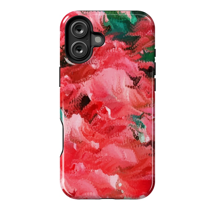 iPhone 16 Plus StrongFit The Eternal Bloom of The Spirit | Botanical Floral  by Uma Prabhakar Gokhale