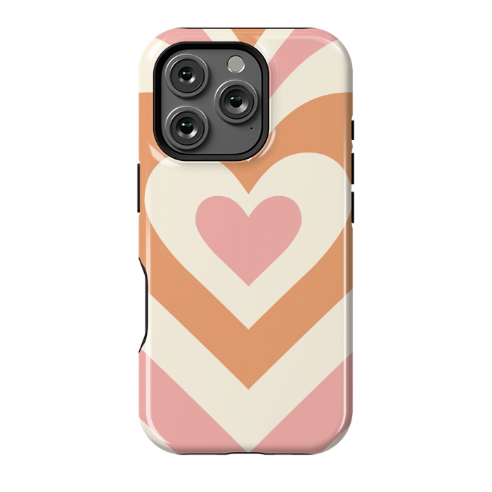 iPhone 16 Pro StrongFit Hypnotic Hearts by ArtPrInk