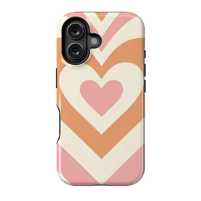 iPhone 16 StrongFit Hypnotic Hearts by ArtPrInk