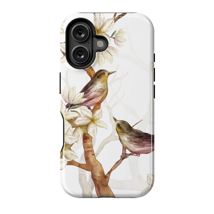 iPhone 16 StrongFit Birds in the Spring by Bledi