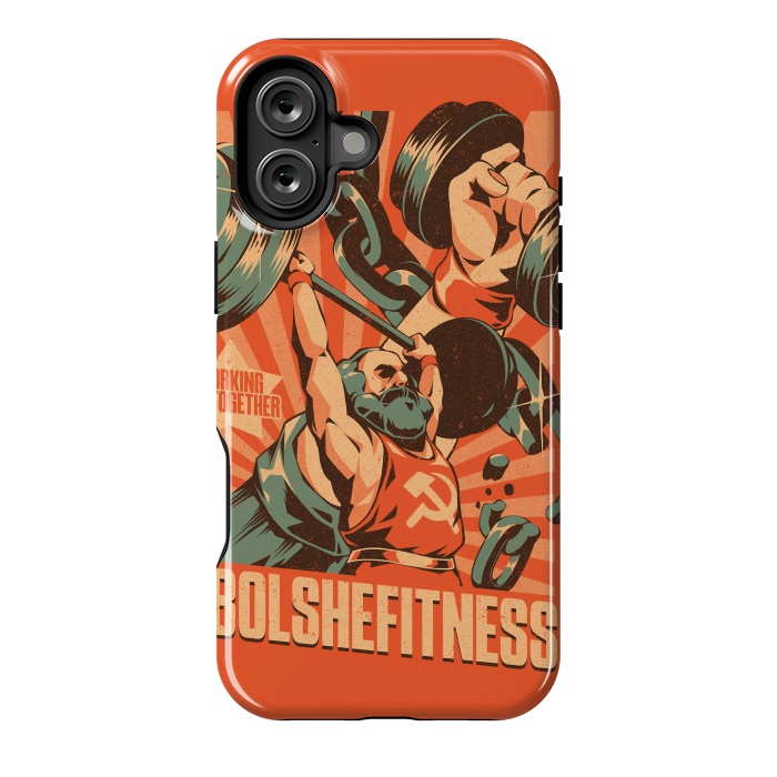 iPhone 16 Plus StrongFit Bolshefitness by Ilustrata