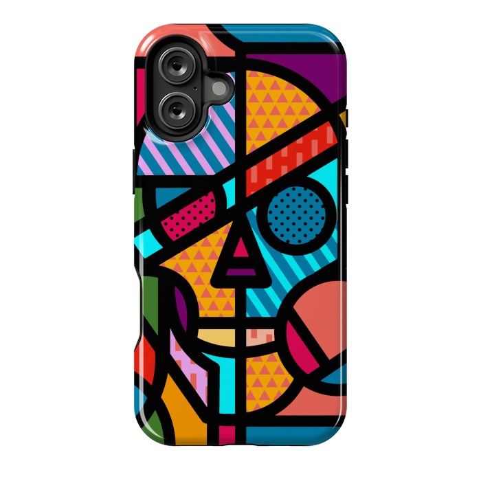 iPhone 16 Plus StrongFit Vit Skull by Ali Gulec