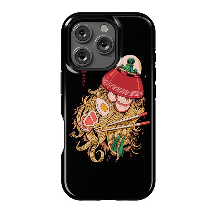 iPhone 16 Pro StrongFit Alien Ramen Invasion by Afif Quilimo