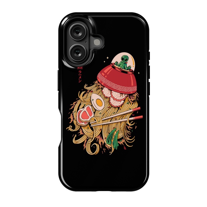 iPhone 16 StrongFit Alien Ramen Invasion by Afif Quilimo