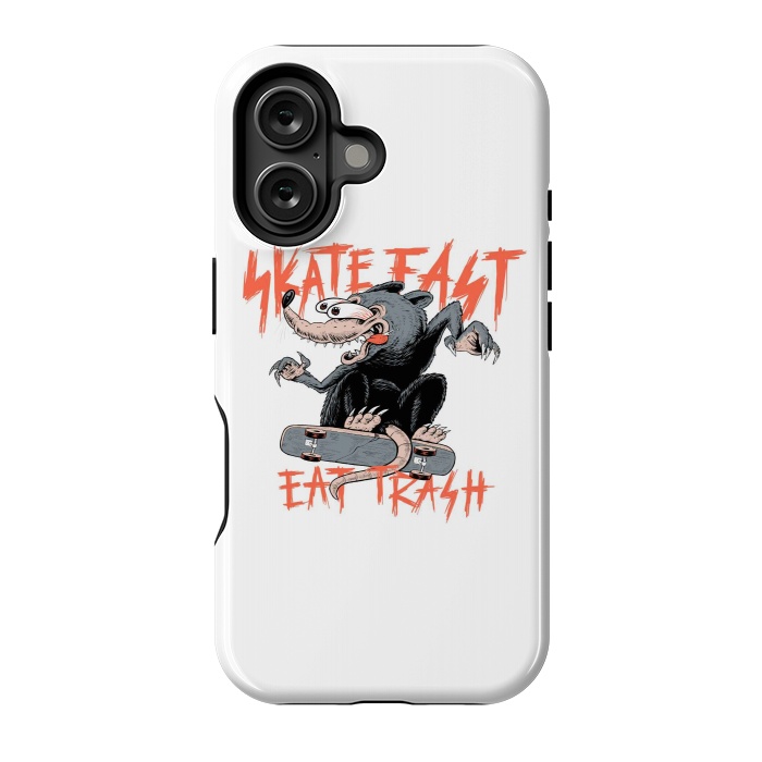 iPhone 16 StrongFit Skate Fast Eat Trash by Afif Quilimo