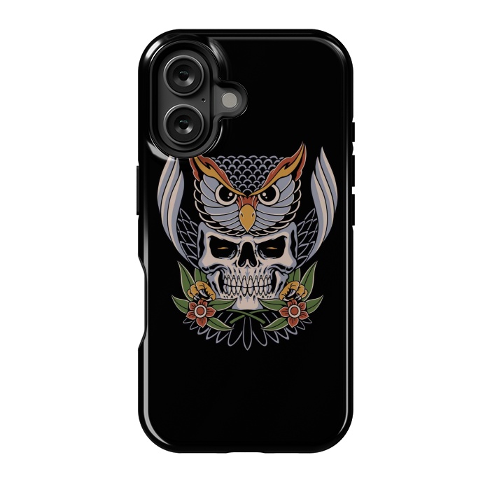 iPhone 16 StrongFit Owl Skull 1 by Afif Quilimo