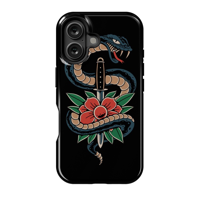 iPhone 16 StrongFit Deadly Beautiful Snake by Afif Quilimo