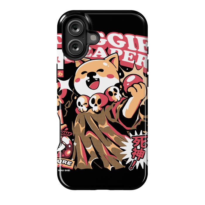 iPhone 16 Plus StrongFit Doggie Reaper by Ilustrata