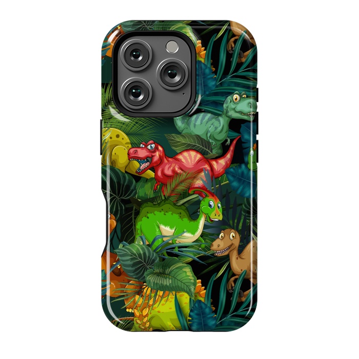 iPhone 16 Pro StrongFit Dinosaur Park by Bledi