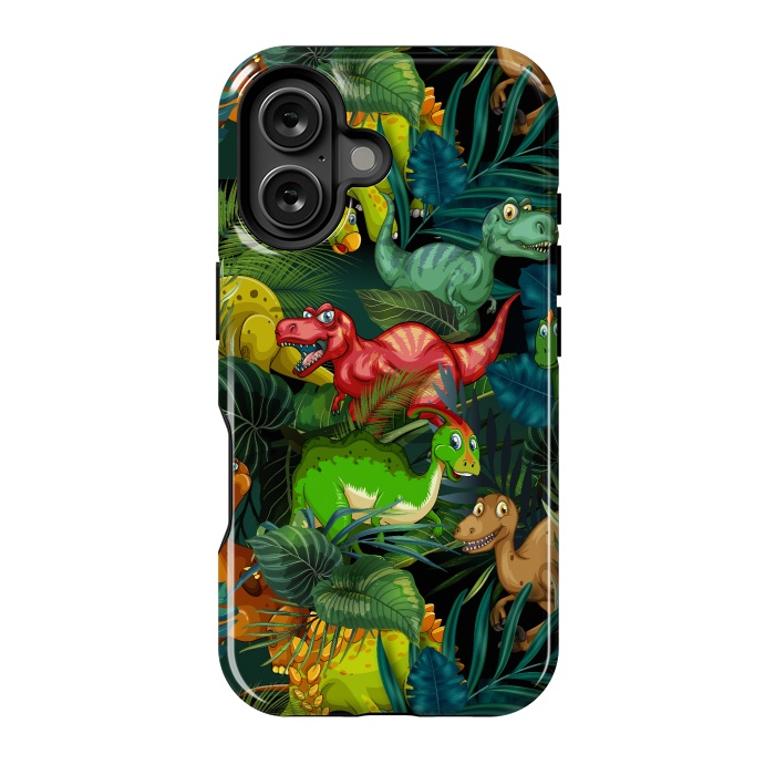 iPhone 16 StrongFit Dinosaur Park by Bledi