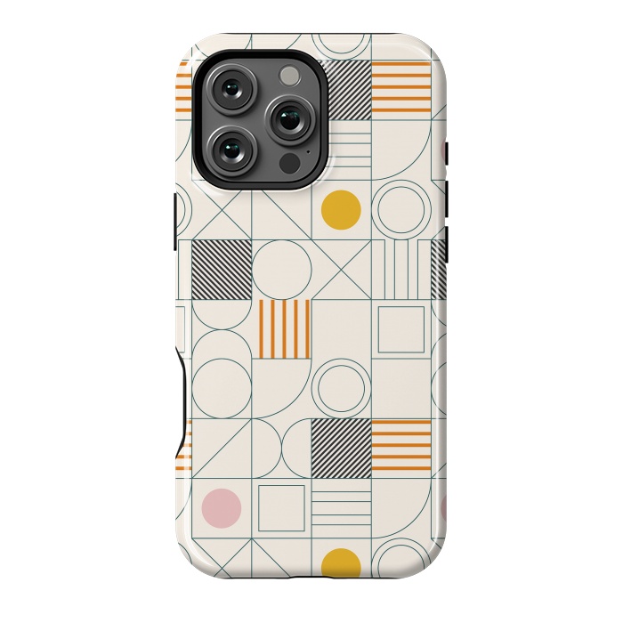 iPhone 16 Pro Max StrongFit Spring Bauhaus Lines by ArtPrInk