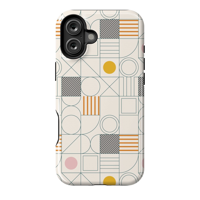 iPhone 16 Plus StrongFit Spring Bauhaus Lines by ArtPrInk