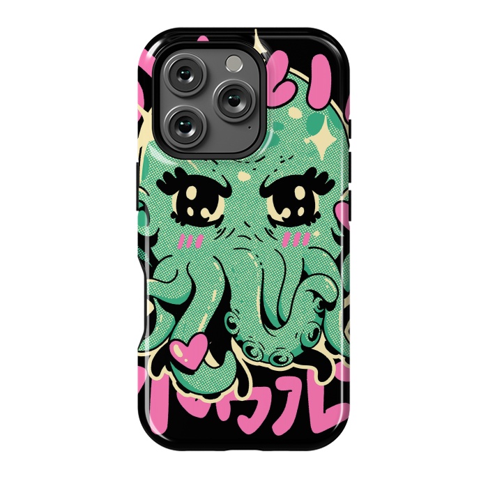 iPhone 16 Pro StrongFit Cutethulhu Loves by Ilustrata