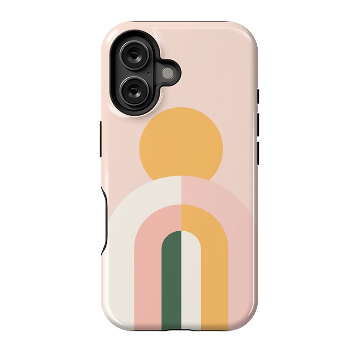 iPhone 16 StrongFit Bold Rainbow Sun by ArtPrInk