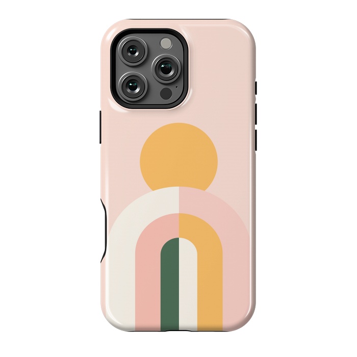 iPhone 16 Pro Max StrongFit Bold Rainbow Sun by ArtPrInk