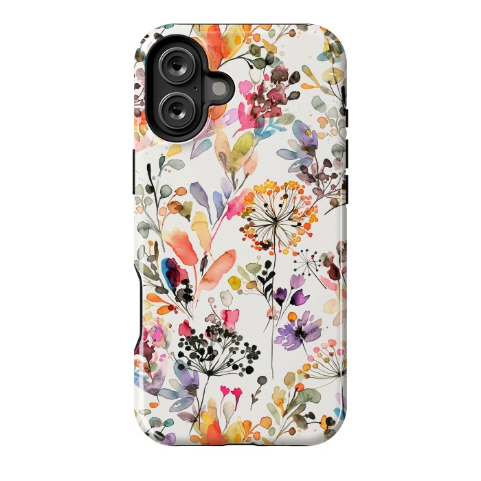 iPhone 16 Plus StrongFit Wild Grasses by Ninola Design