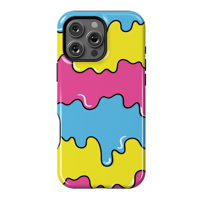 iPhone 16 Pro Max StrongFit Melted colors by Coffee Man