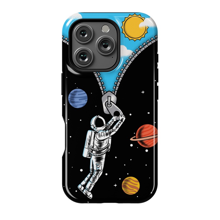 iPhone 16 Pro StrongFit Space and sky by Coffee Man