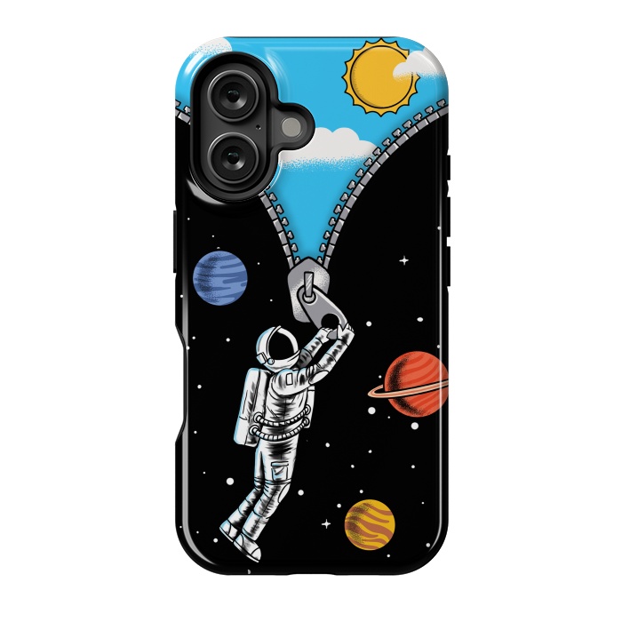 iPhone 16 StrongFit Space and sky by Coffee Man