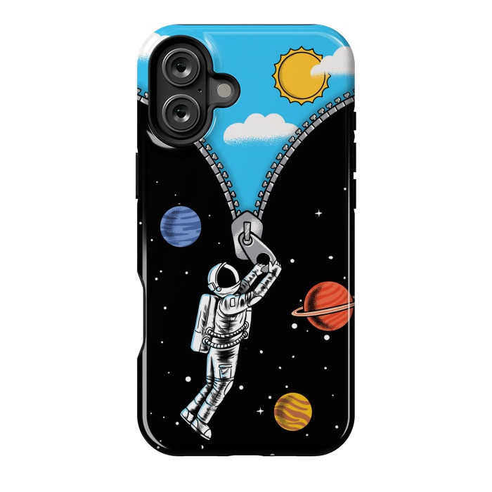 iPhone 16 Plus StrongFit Space and sky by Coffee Man