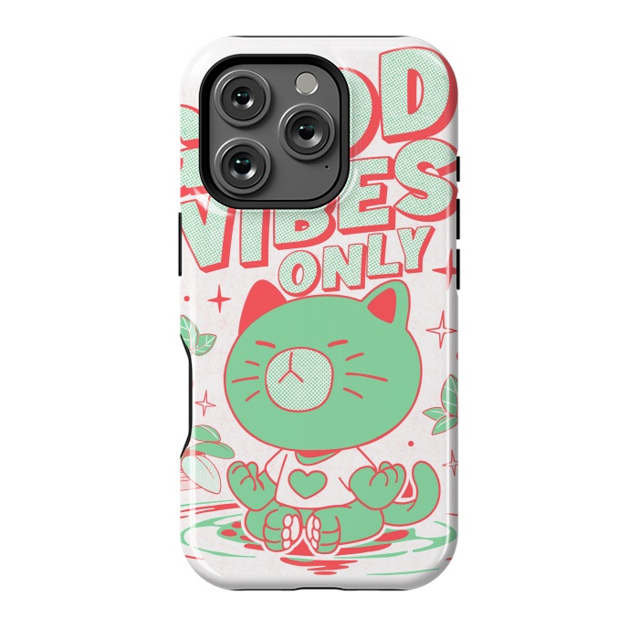 iPhone 16 Pro StrongFit Good Vibes Only  by Ilustrata